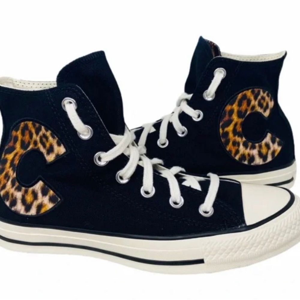 Converse Chuck Taylor All Star 70s Wild Logo High Top C-Leopard size 7.5